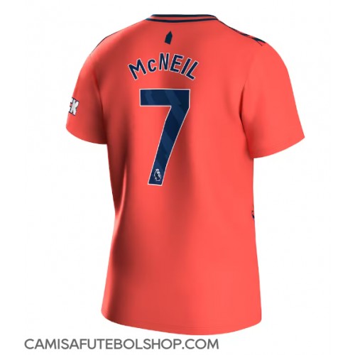 Camisa de time de futebol Everton Dwight McNeil #7 Replicas 2º Equipamento 2023-24 Manga Curta